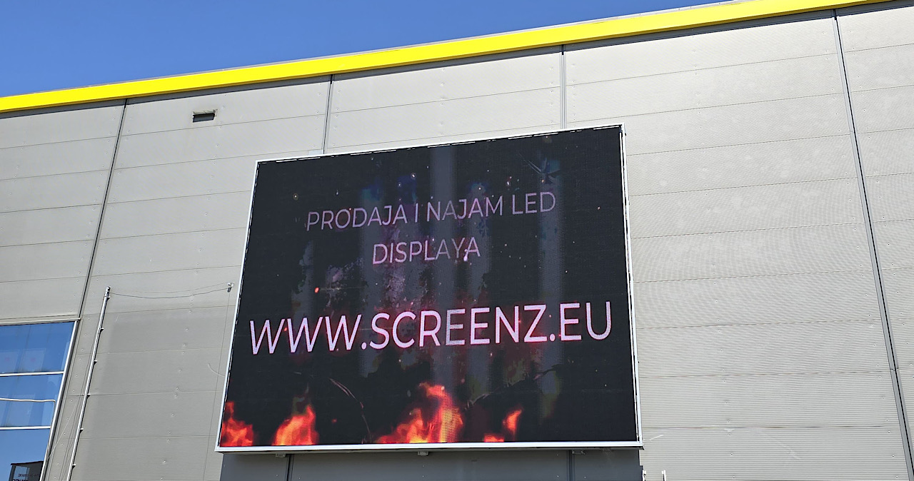 LED DISPLAY ZA LESNINU U ZADRU