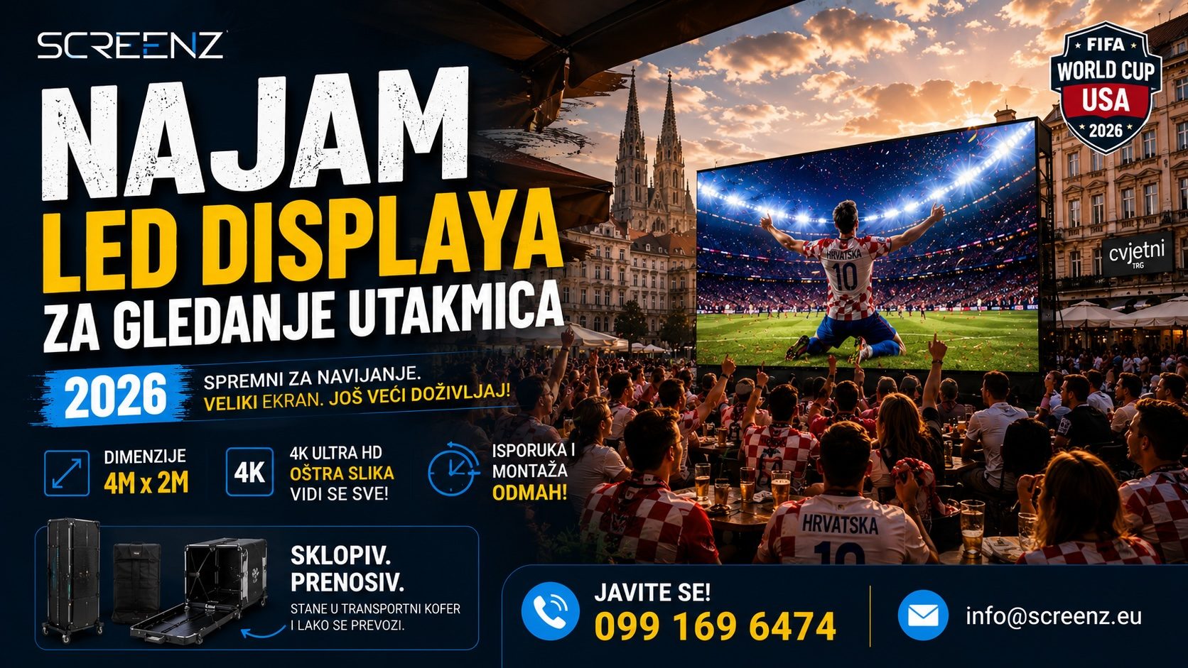 LED ekrani za SP