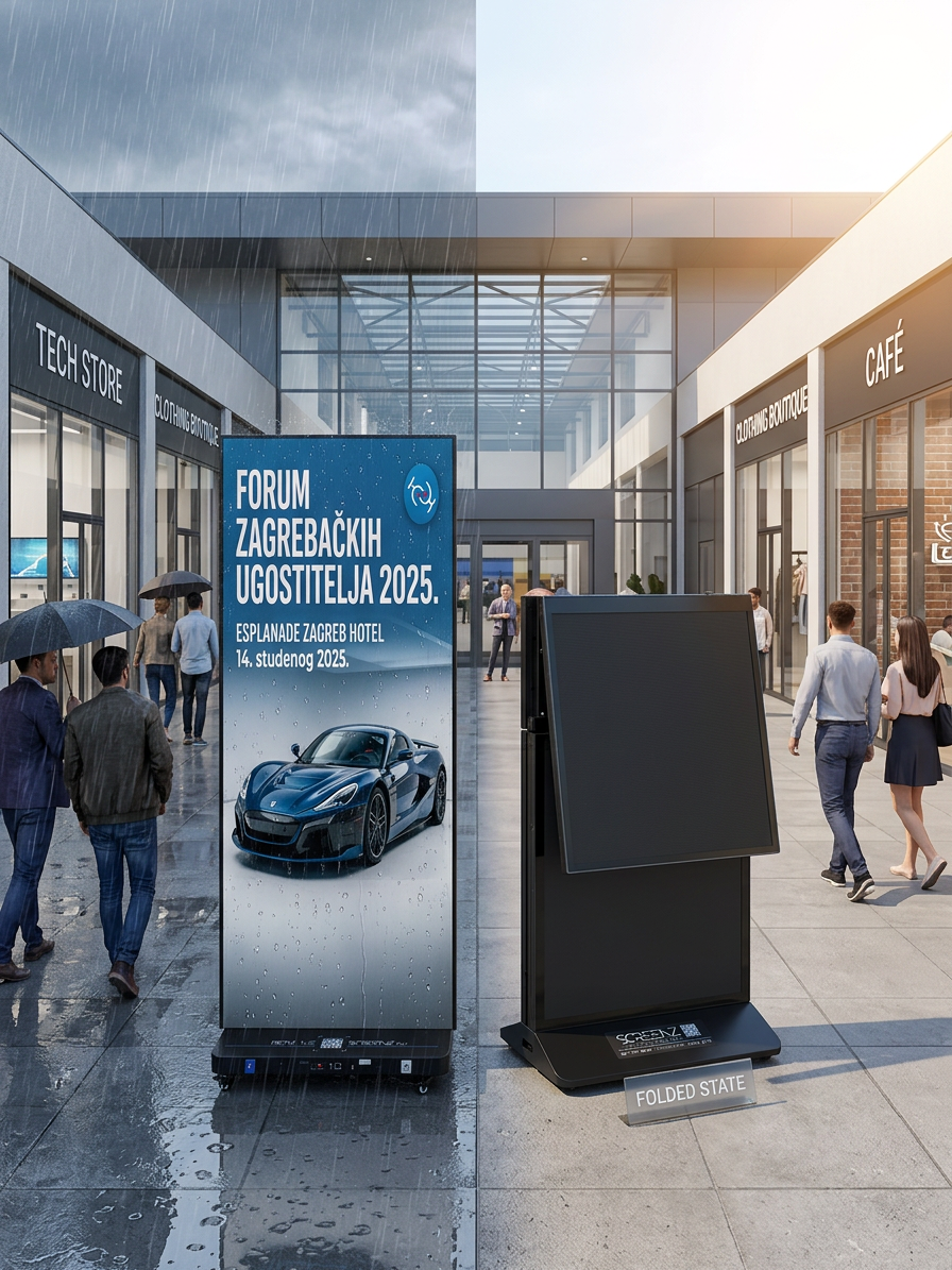 Sklopivi LED Poster P1.85