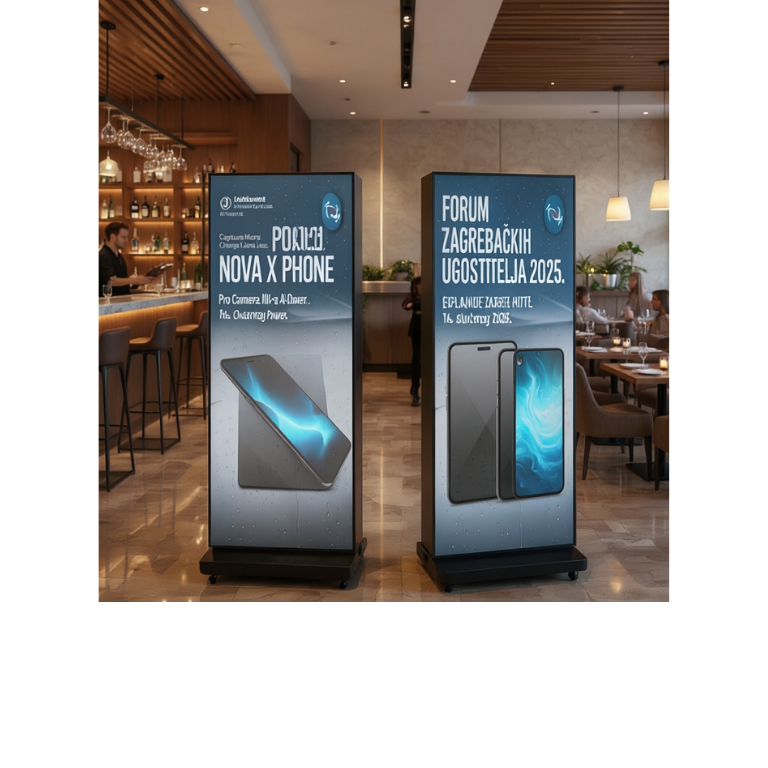 LED POSTER - OBOSTRANI